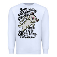 White soft kitty warm kitty Premium Sweatshirt - artisFamous