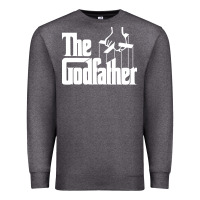 Charcoal Heather the godfather original white title Premium Sweatshirt - artisFamous