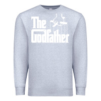 Heather Grey the godfather original white title Premium Sweatshirt - artisFamous