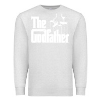 Oatmeal Heather the godfather original white title Premium Sweatshirt - artisFamous