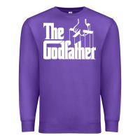 Purple the godfather original white title Premium Sweatshirt - artisFamous
