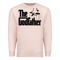 Pale Pink the godfather original white title Premium Sweatshirt - artisFamous