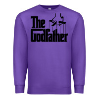 Purple the godfather original white title Premium Sweatshirt - artisFamous