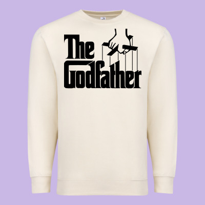 The Godfather Original White Title Premium Sweatshirt Designed By Artisfamous