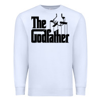 White the godfather original white title Premium Sweatshirt - artisFamous