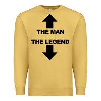 Antique Gold the man the legend funny adult humor Premium Sweatshirt - artisFamous