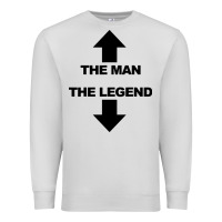 Dove Grey the man the legend funny adult humor Premium Sweatshirt - artisFamous
