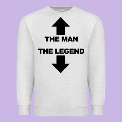 The Man The Legend Funny Adult Humor Premium Sweatshirt Designed By Artisfamous