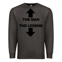 Smoke the man the legend funny adult humor Premium Sweatshirt - artisFamous