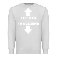 Dove Grey the man the legend funny adult humor Premium Sweatshirt - artisFamous