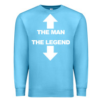 Ocean Blue the man the legend funny adult humor Premium Sweatshirt - artisFamous