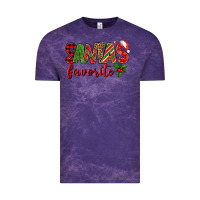Cloud Purple Santa's Favorite Vintage Tee - BundleAndBundleShop