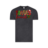 Vintage Black Santa's Favorite Vintage Tee - BundleAndBundleShop