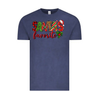 Vintage Denim Santa's Favorite Vintage Tee - BundleAndBundleShop