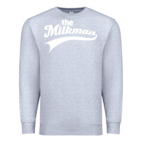 Heather Grey the milk man Premium Sweatshirt - artisFamous
