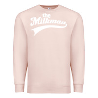 Pale Pink the milk man Premium Sweatshirt - artisFamous