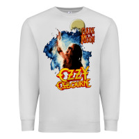 Dove Grey bark at the moon Premium Sweatshirt - artisFamous