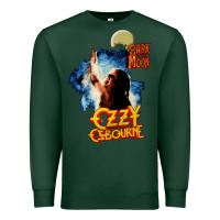 Sports Green bark at the moon Premium Sweatshirt - artisFamous