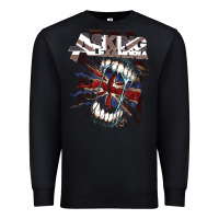 Black asking alexandria flag Premium Sweatshirt - artisFamous