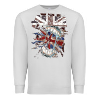 Dove Grey asking alexandria flag Premium Sweatshirt - artisFamous