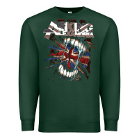 Sports Green asking alexandria flag Premium Sweatshirt - artisFamous