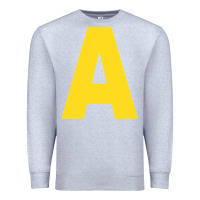 Heather Grey letter a chipmunk christmas Premium Sweatshirt - artisFamous