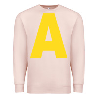 Pale Pink letter a chipmunk christmas Premium Sweatshirt - artisFamous