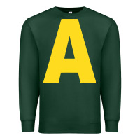 Sports Green letter a chipmunk christmas Premium Sweatshirt - artisFamous