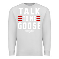Dove Grey top gun talk to me goose distressed Premium Sweatshirt - artisFamous