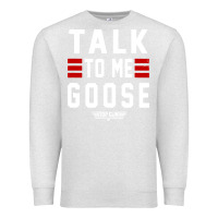 Oatmeal Heather top gun talk to me goose distressed Premium Sweatshirt - artisFamous