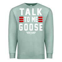 Seafoam top gun talk to me goose distressed Premium Sweatshirt - artisFamous