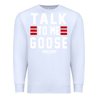 White top gun talk to me goose distressed Premium Sweatshirt - artisFamous
