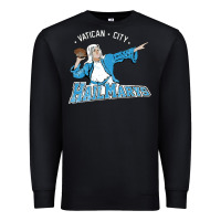 Black vatican city hailmarys Premium Sweatshirt - artisFamous
