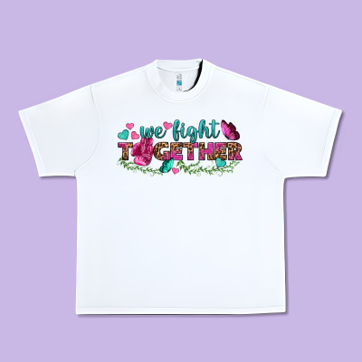 We Fight Together Urban Heavy Tee Designed By Bundleandbundleshop