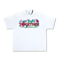 White We Fight Together Urban Heavy Tee - BundleAndBundleShop
