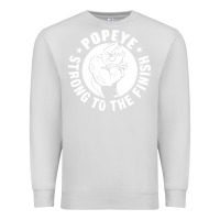 Dove Grey strong to the finish Premium Sweatshirt - artisFamous