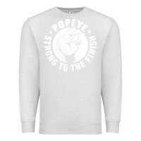 Oatmeal Heather strong to the finish Premium Sweatshirt - artisFamous