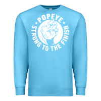 Ocean Blue strong to the finish Premium Sweatshirt - artisFamous