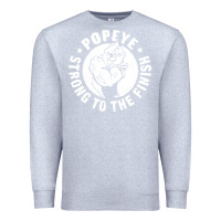 Heather Grey strong to the finish Premium Sweatshirt - artisFamous