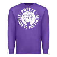 Purple strong to the finish Premium Sweatshirt - artisFamous