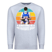 Heather Grey tom daley knitting is my favourite sport  3 Premium Sweatshirt - artisFamous