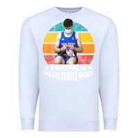 White tom daley knitting is my favourite sport  3 Premium Sweatshirt - artisFamous