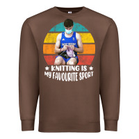 Chestnut tom daley knitting is my favourite sport  3 Premium Sweatshirt - artisFamous