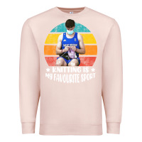 Pale Pink tom daley knitting is my favourite sport  3 Premium Sweatshirt - artisFamous