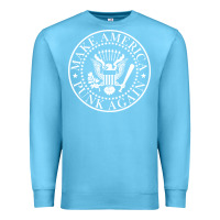 Ocean Blue funny make america punk again vintage rock seal Premium Sweatshirt - artisFamous