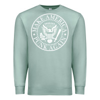 Seafoam funny make america punk again vintage rock seal Premium Sweatshirt - artisFamous
