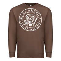Chestnut funny make america punk again vintage rock seal Premium Sweatshirt - artisFamous
