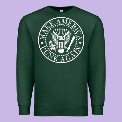 Funny Make America Punk Again Vintage Rock Seal Premium Sweatshirt Designed By Artisfamous