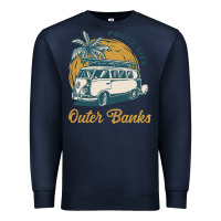Navy outer banks pogue life. Premium Sweatshirt - artisFamous