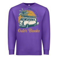 Purple outer banks pogue life. Premium Sweatshirt - artisFamous